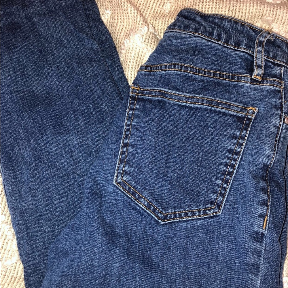 PACSUN DARK WASH MOM JEANS